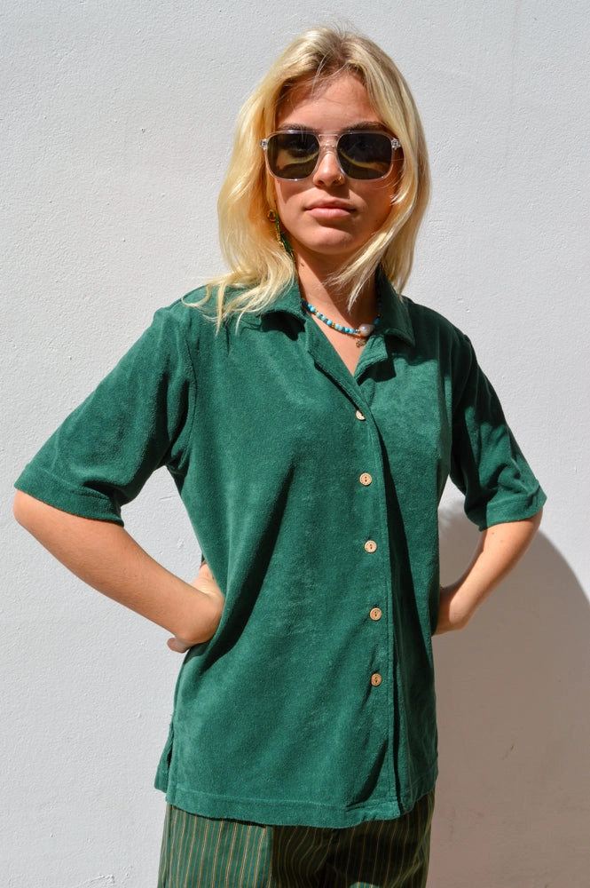 Komodo Ocean Jungle Green Terry Shirt