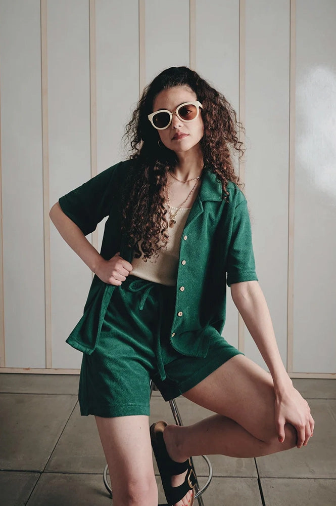 Komodo Ocean Jungle Green Terry Shirt