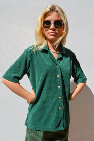 Komodo Ocean Jungle Green Terry Shirt