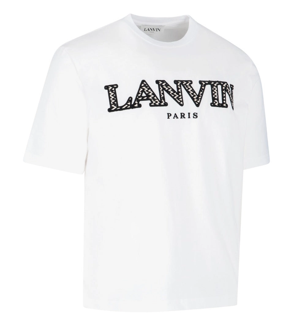 Lanvin Logo Embroidered Crewneck T-Shirt