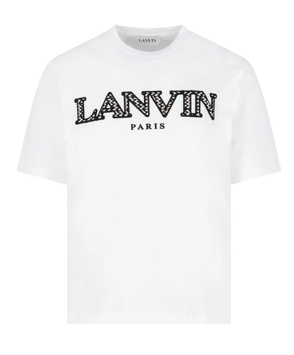 Lanvin Logo Embroidered Crewneck T-Shirt