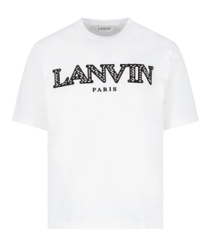 Lanvin Logo Embroidered Crewneck T-Shirt