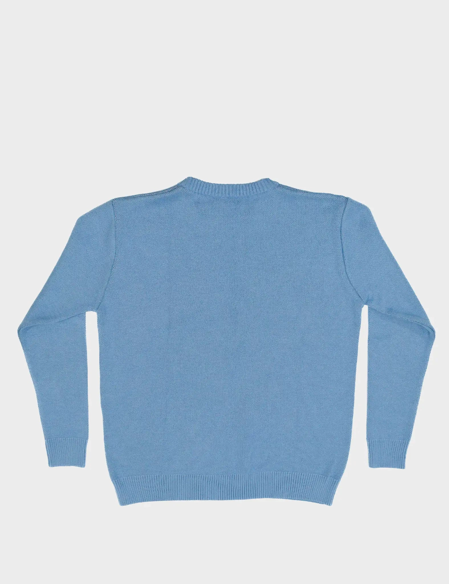 Light Blue Cotton Sweater - Doodles