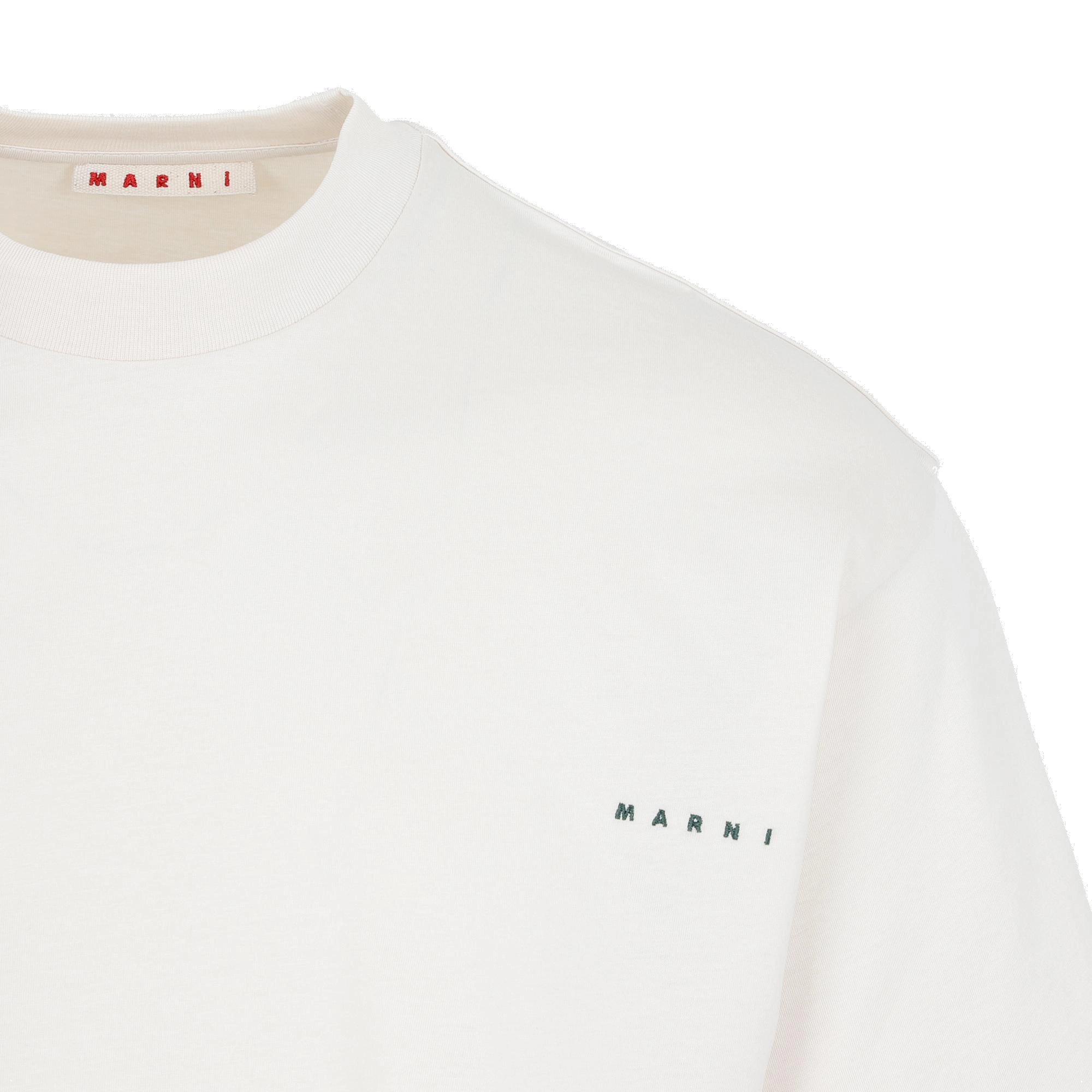 Marni Logo Embroidered Set Of Three T-Shirt
