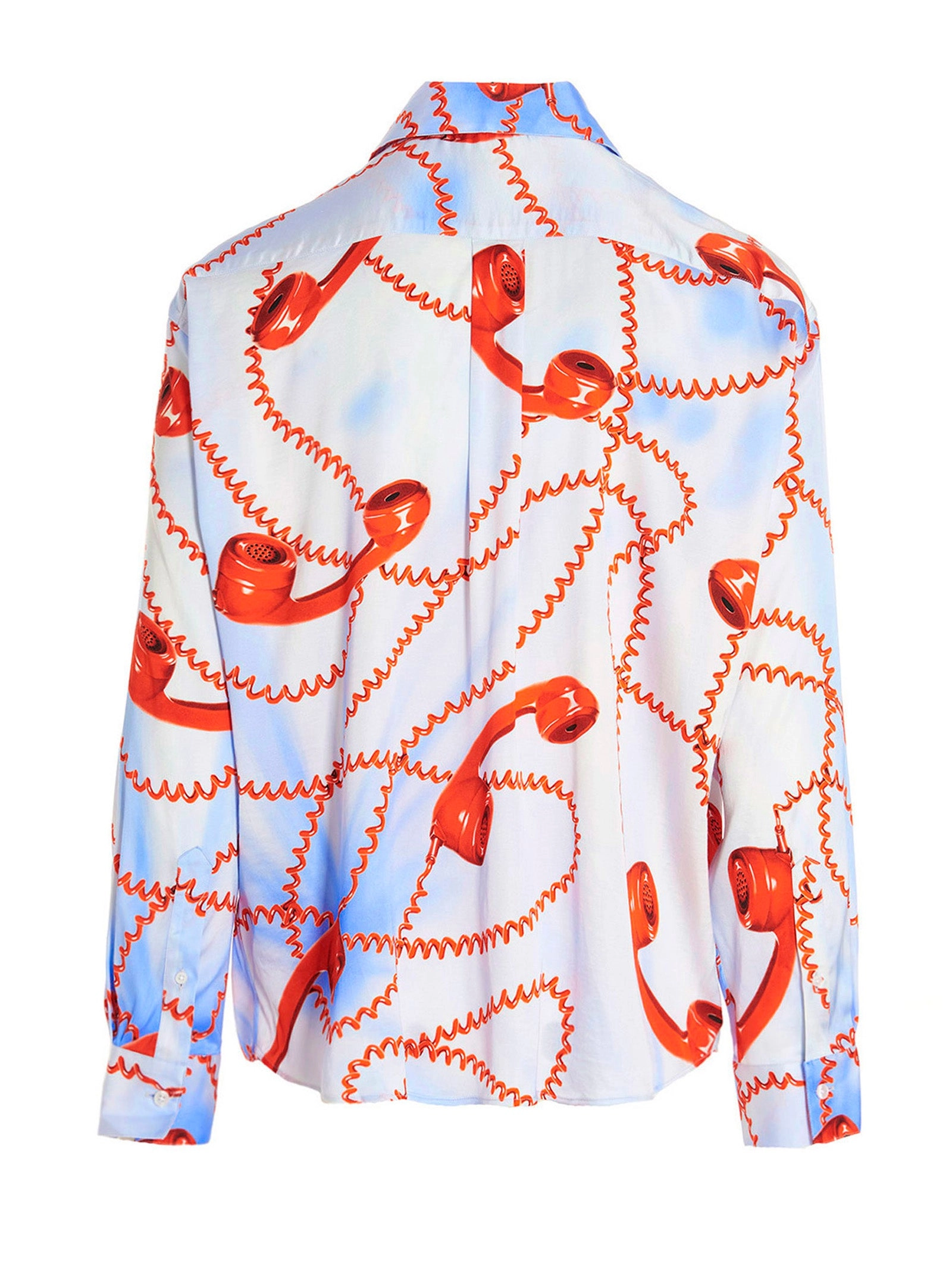 Martine Rose Telephone-Printed Buttoned Shirt