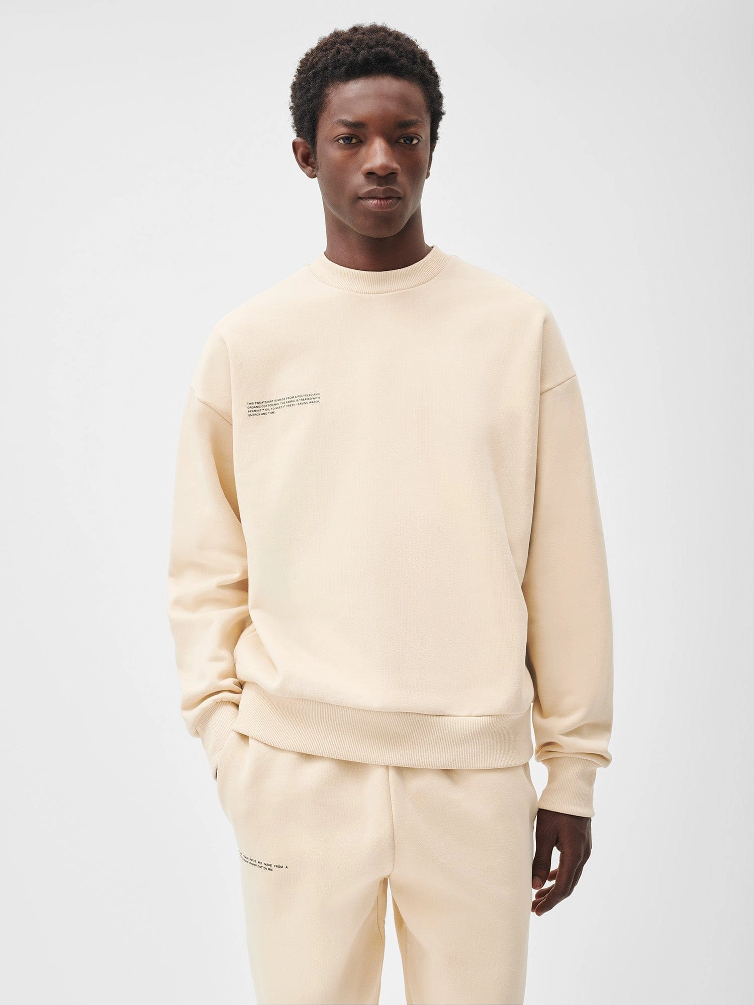 Mens 365 Heavyweight Sweatshirt—sand