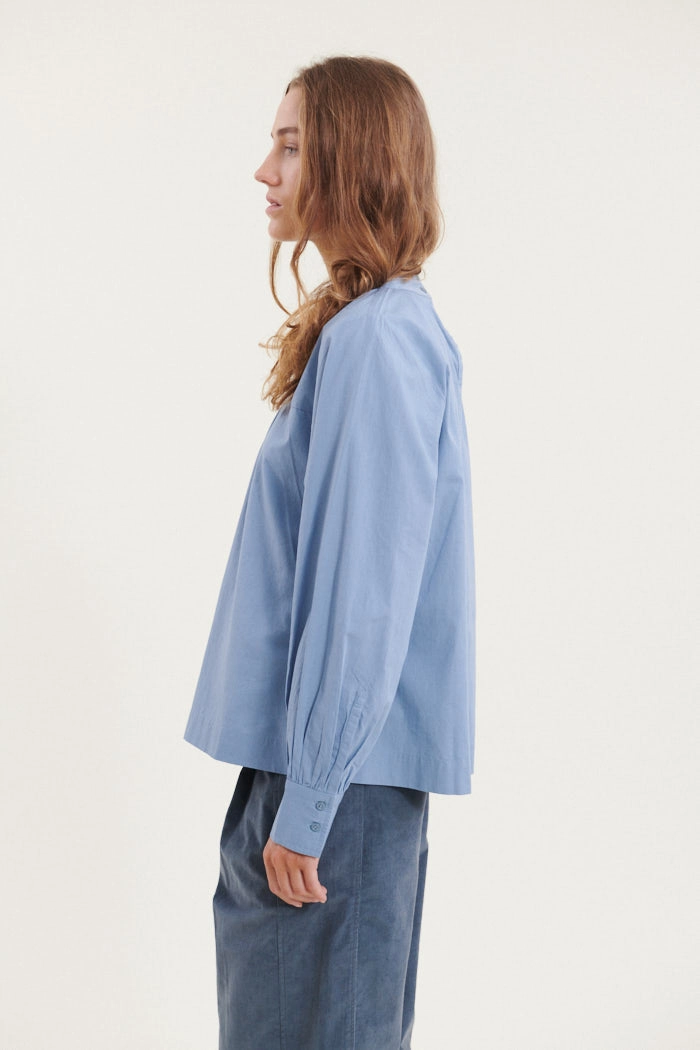 Milly Blouse - Windward blue