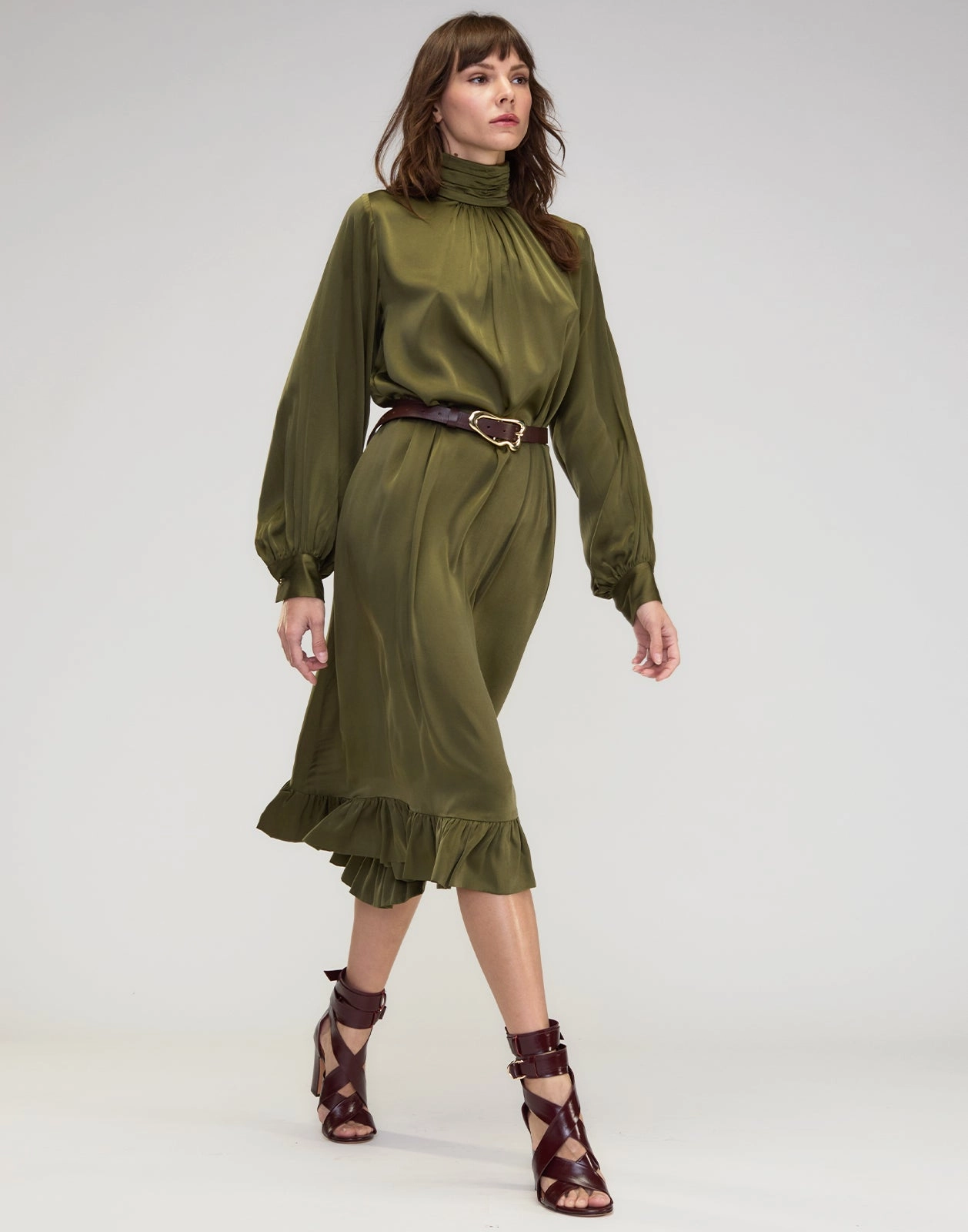 Monroe Silk Charmeuse Dress