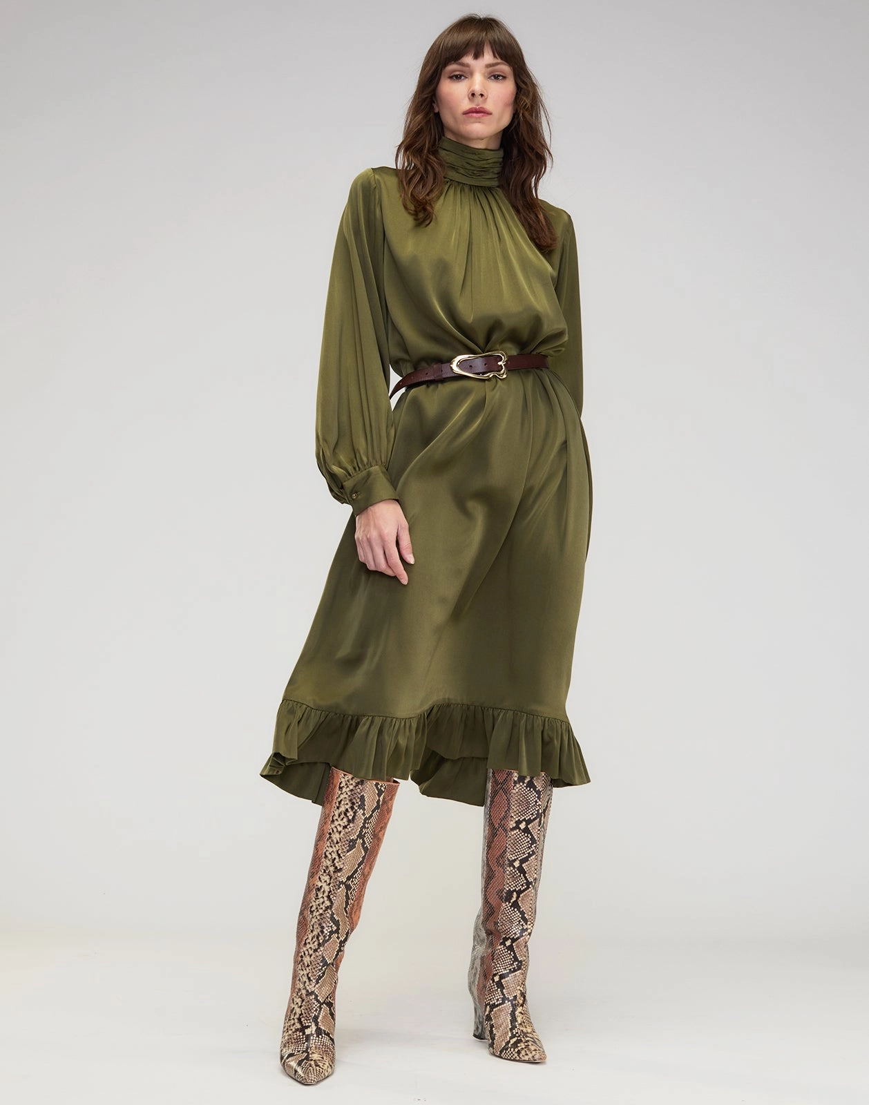 Monroe Silk Charmeuse Dress