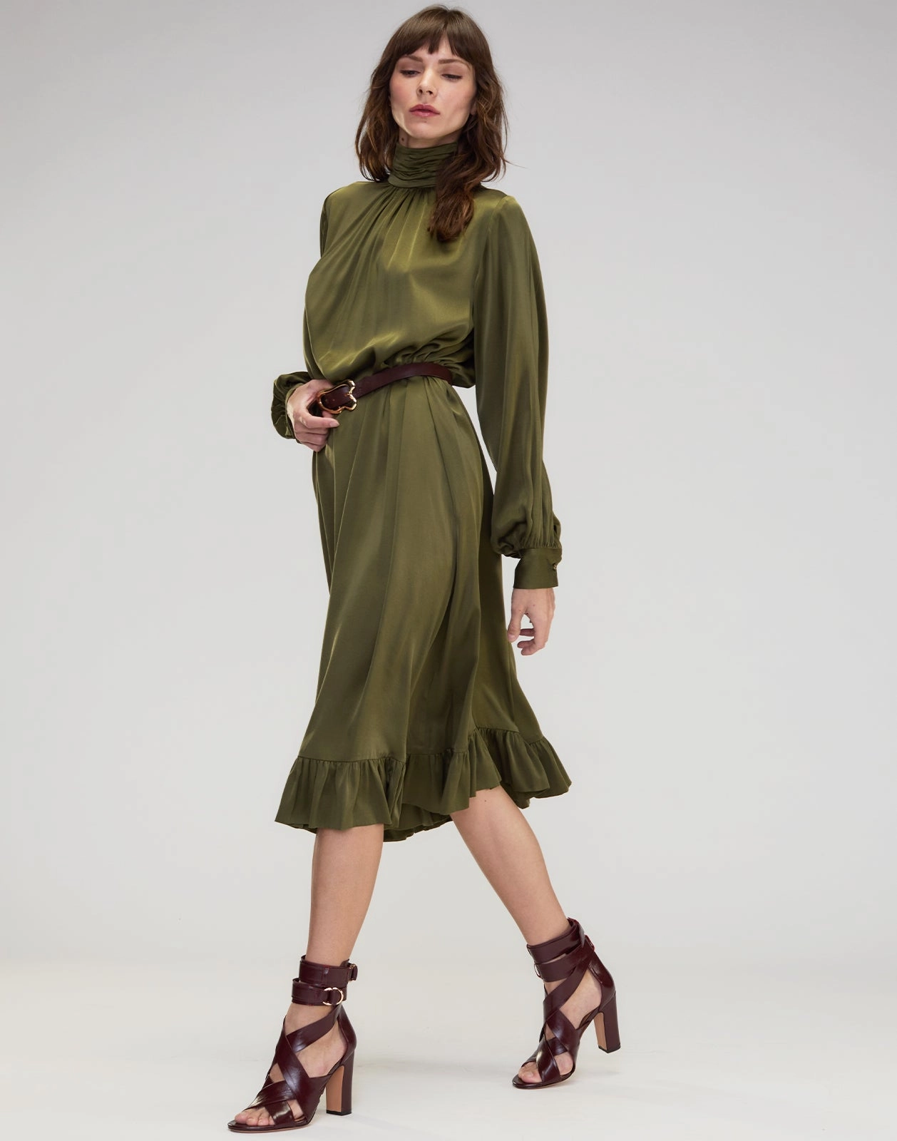 Monroe Silk Charmeuse Dress