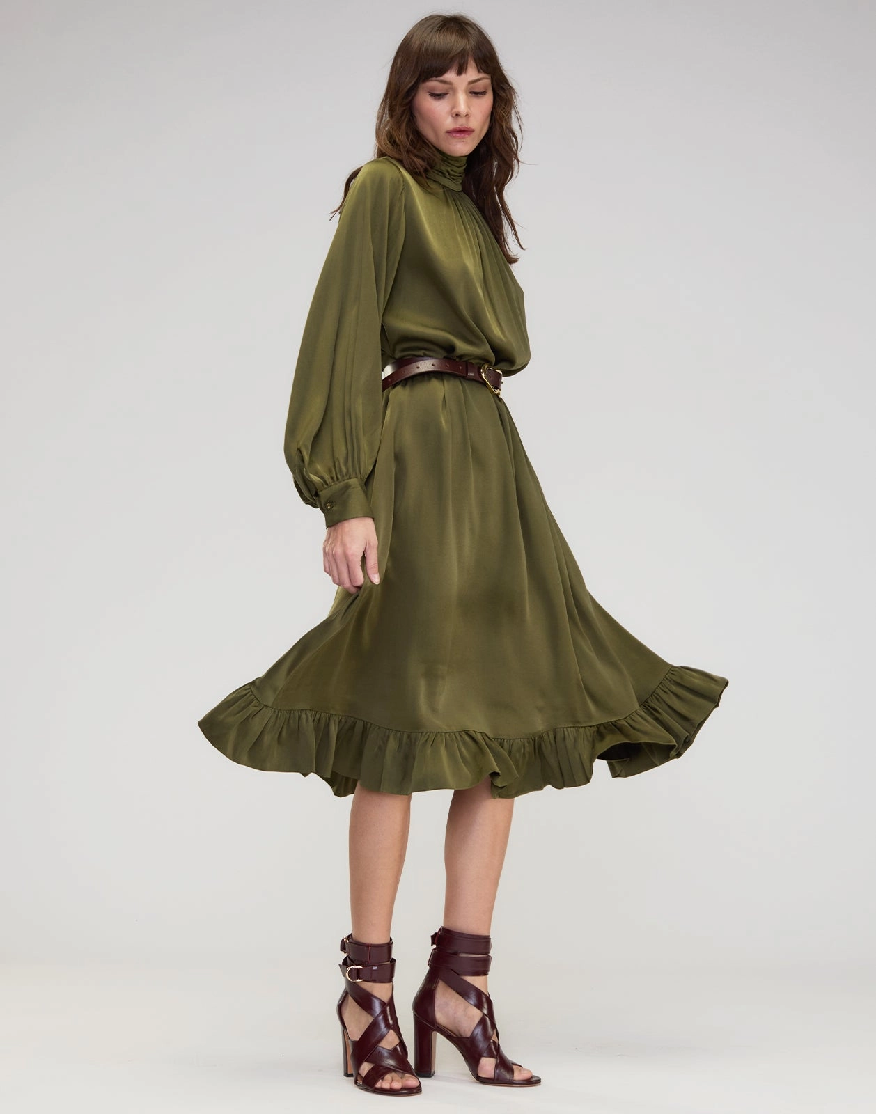 Monroe Silk Charmeuse Dress