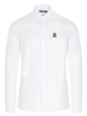 Moschino Teddy Patch Buttoned Shirt