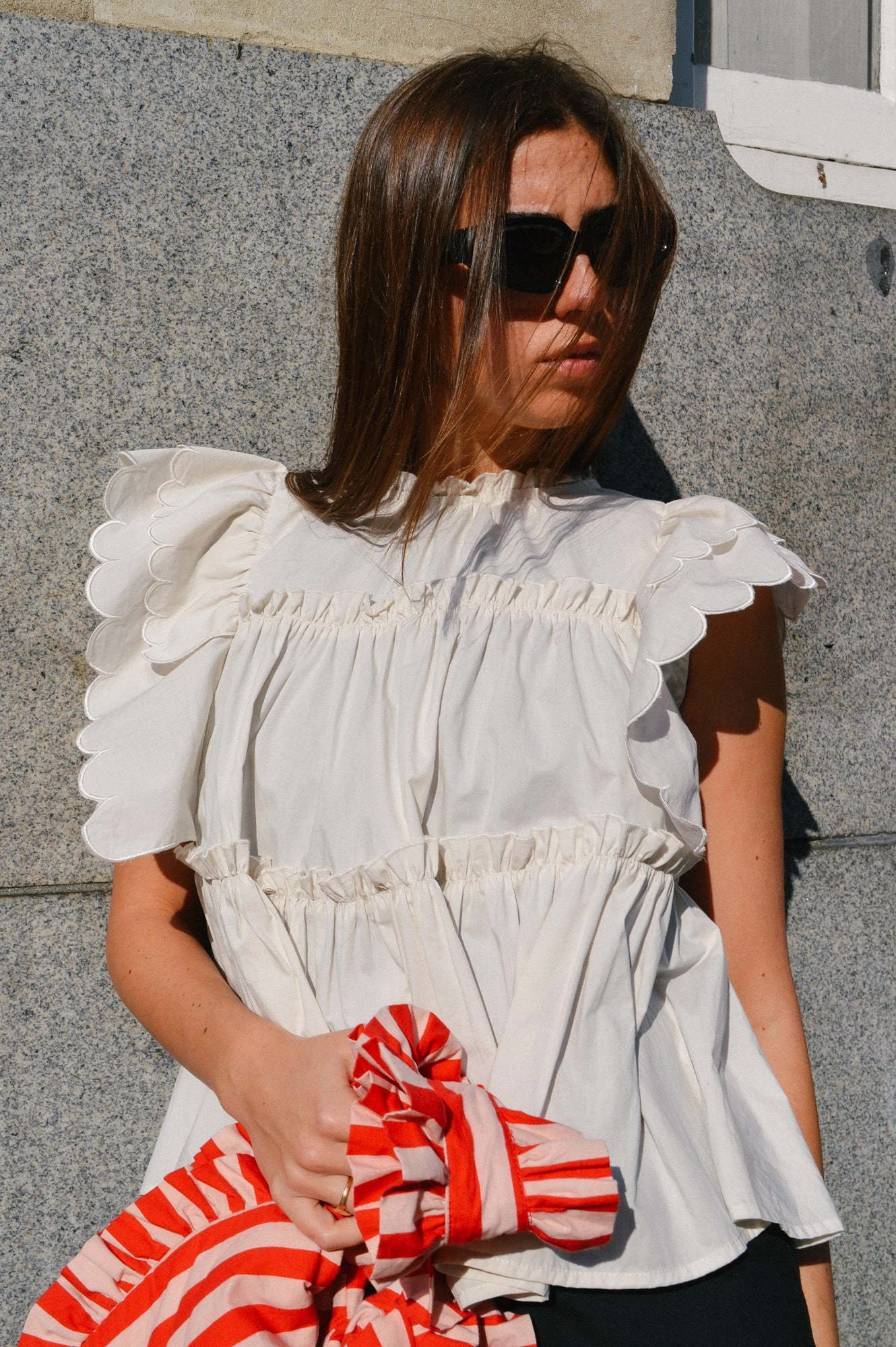 Object Hope White Sand Blouse