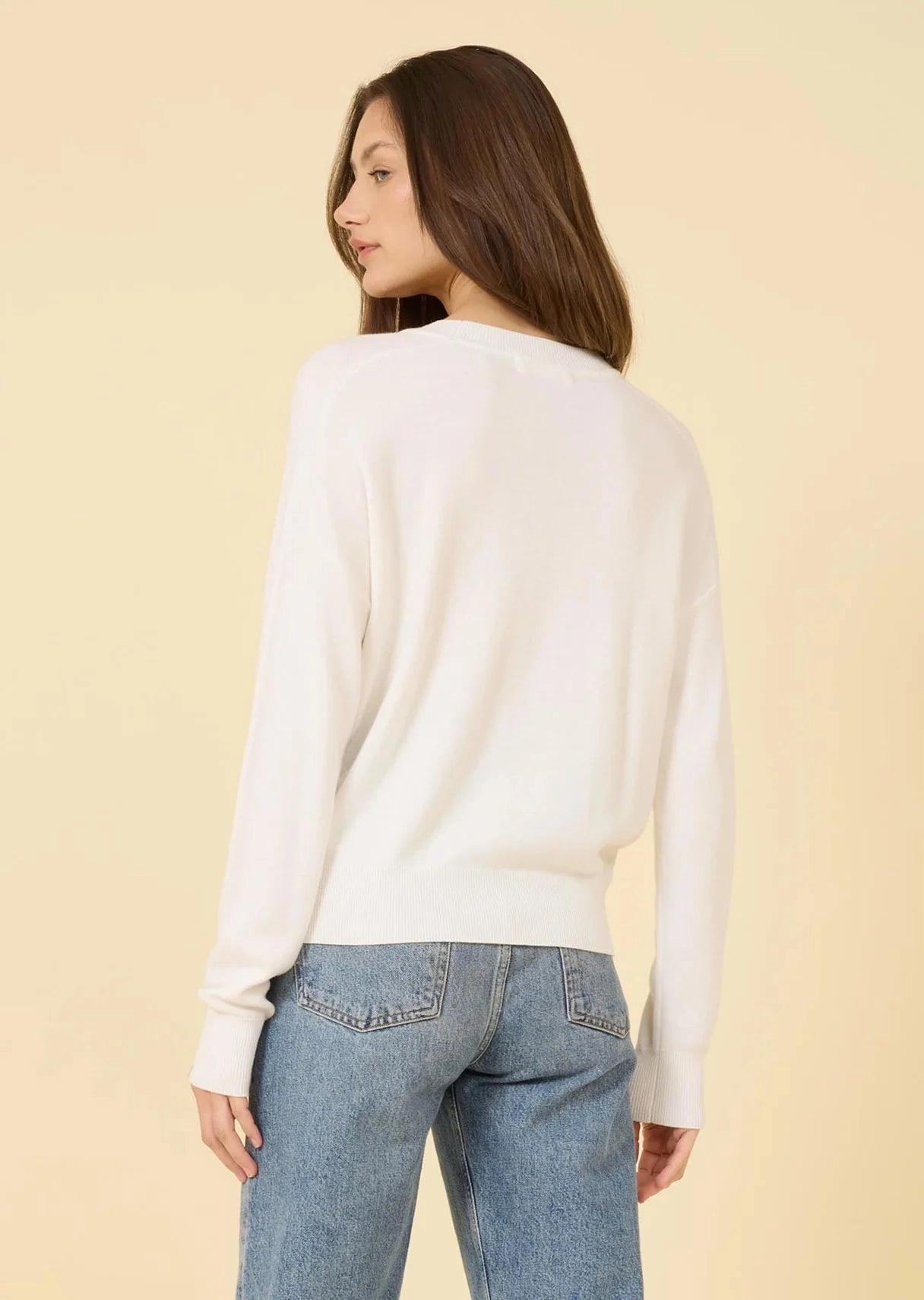 One Grey Day - White Warwick Pullover