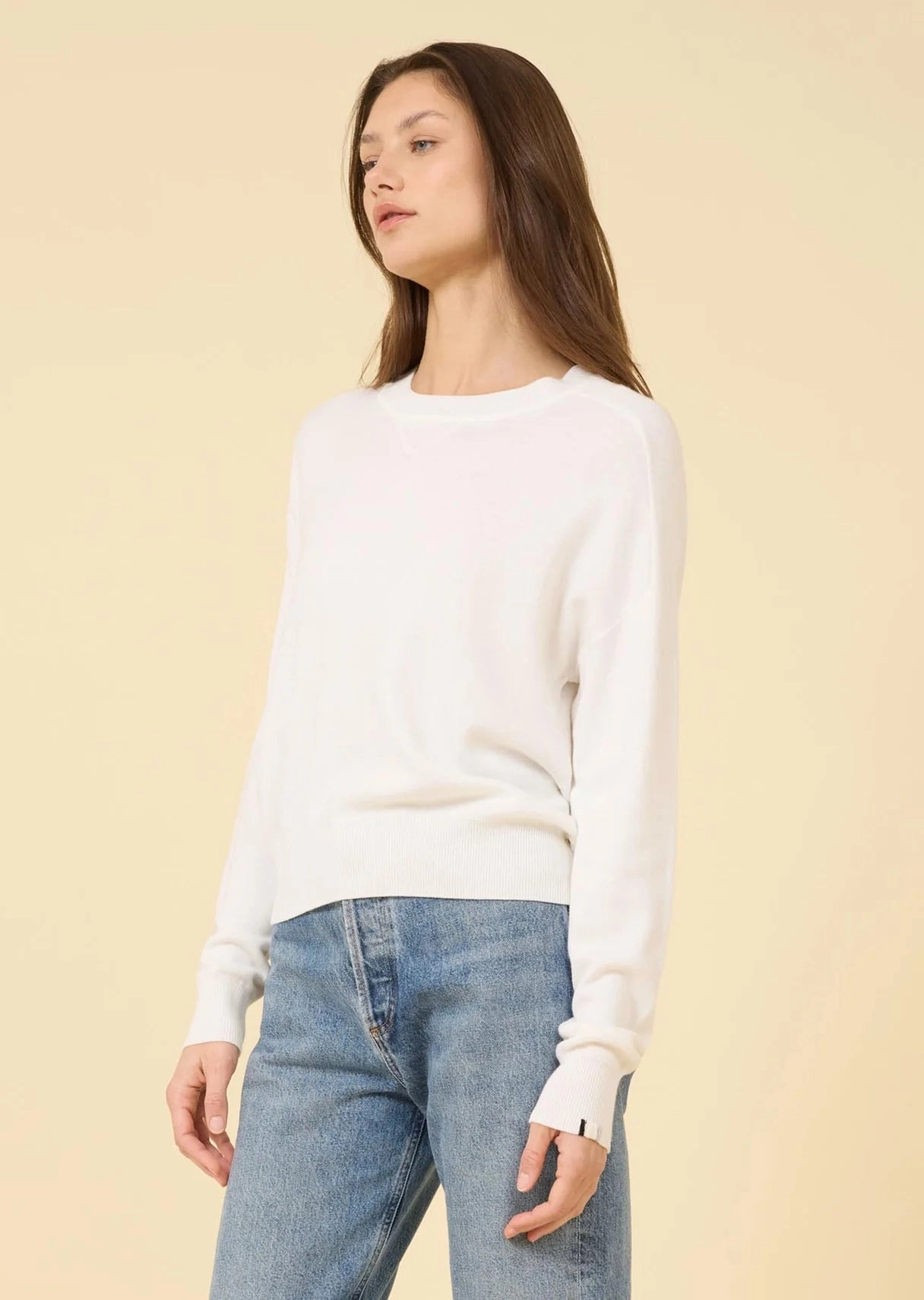 One Grey Day - White Warwick Pullover