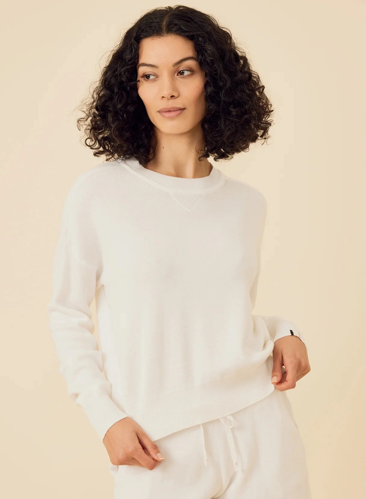 One Grey Day - White Warwick Pullover