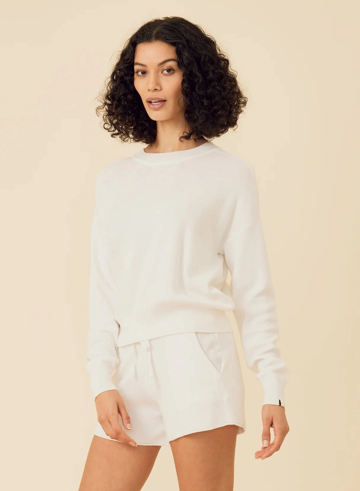 One Grey Day - White Warwick Pullover