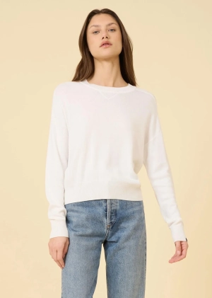One Grey Day - White Warwick Pullover