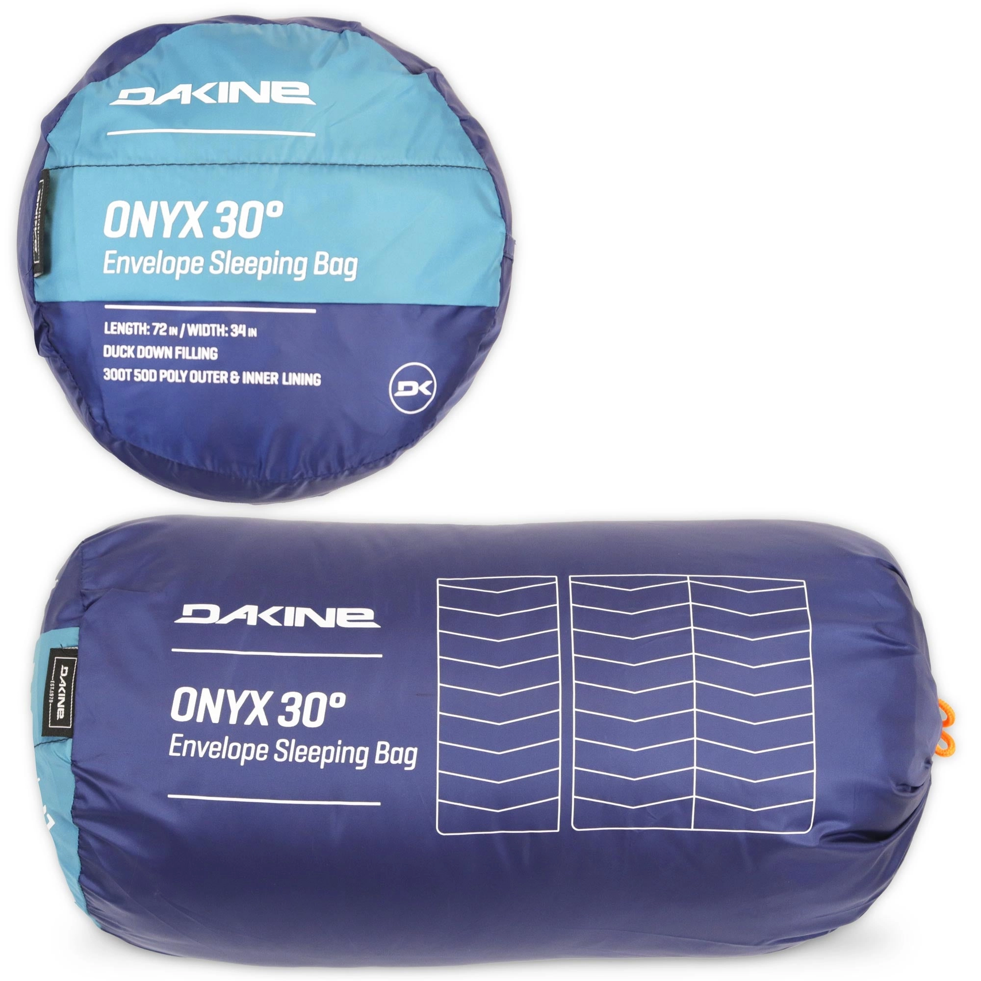 Onyx 30 Series Sleeping Bag - Naval / Vibrant Orange