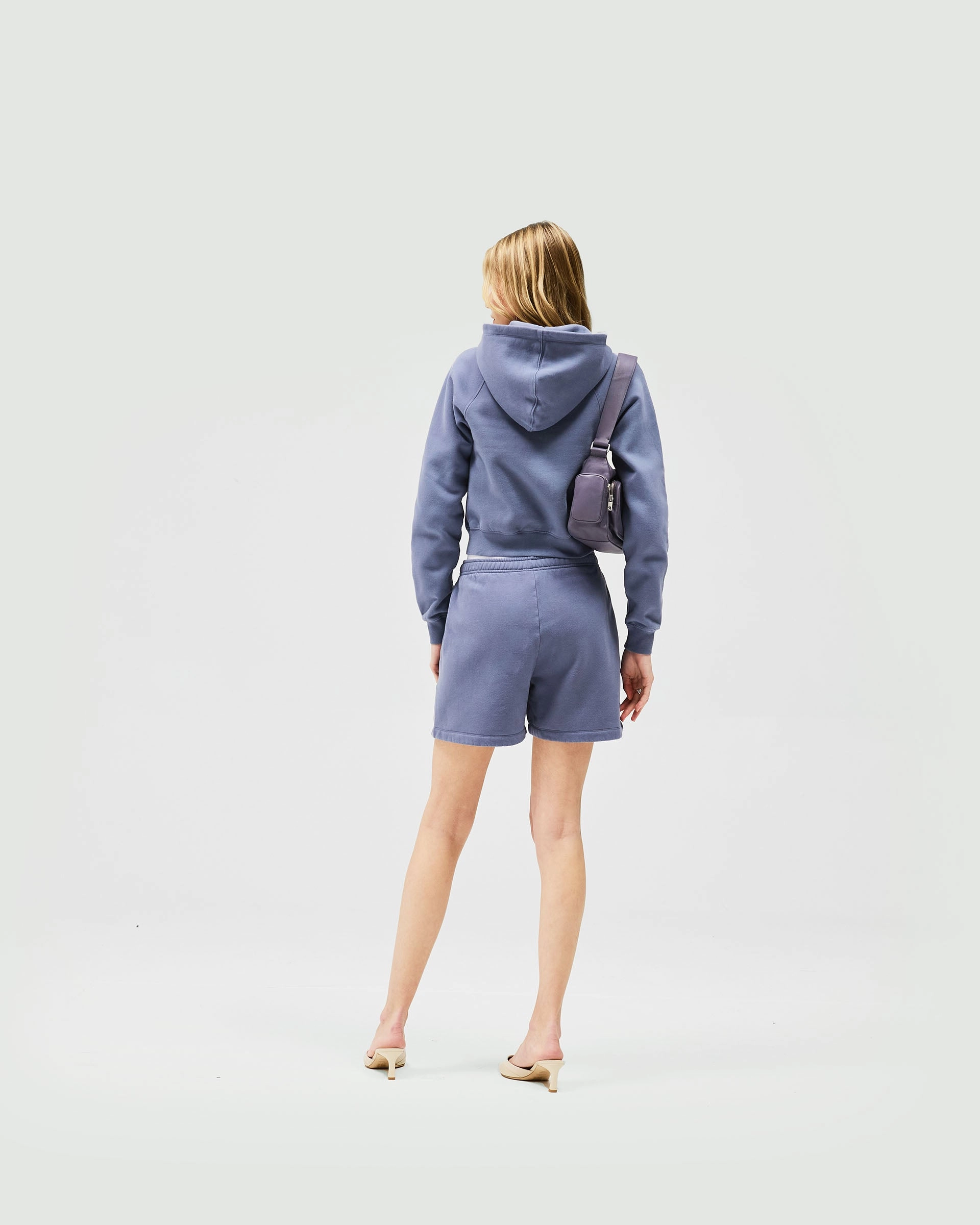Owners Club Slim Zip Hoodie - Steel Blue