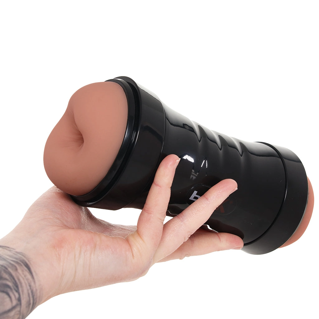 PDX Wet Pussies Super Flip-A-Pussy Over Stroker in Brown