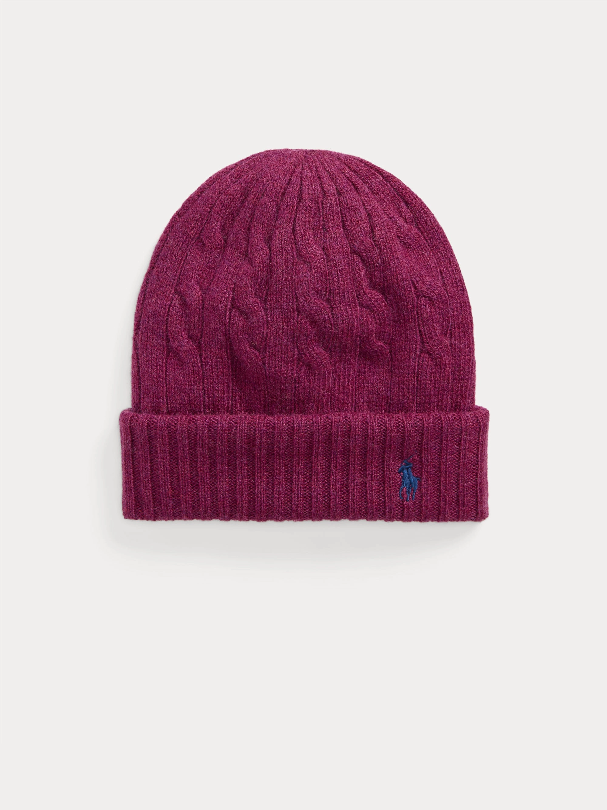 Plum Braided Hat