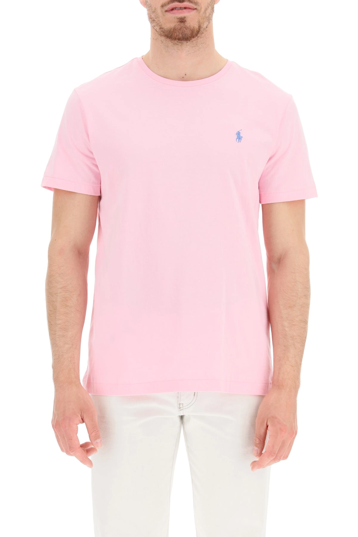 Polo Ralph Lauren Logo Embroidered Round Neck T-Shirt