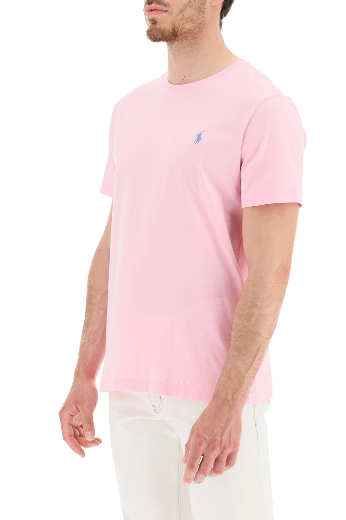 Polo Ralph Lauren Logo Embroidered Round Neck T-Shirt