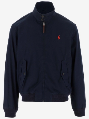 Polo Ralph Lauren Logo Embroidered Zip-Up Jacket