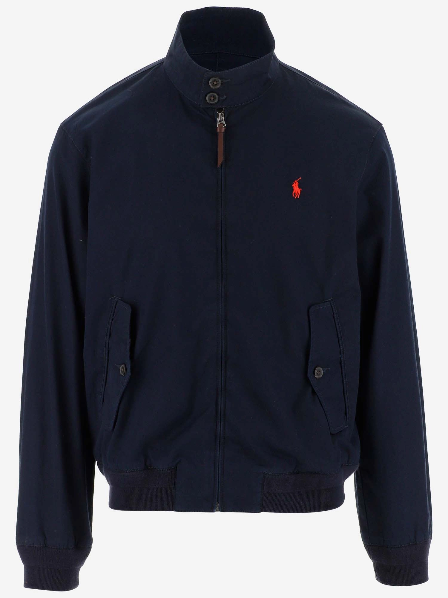 Polo Ralph Lauren Logo Embroidered Zip-Up Jacket