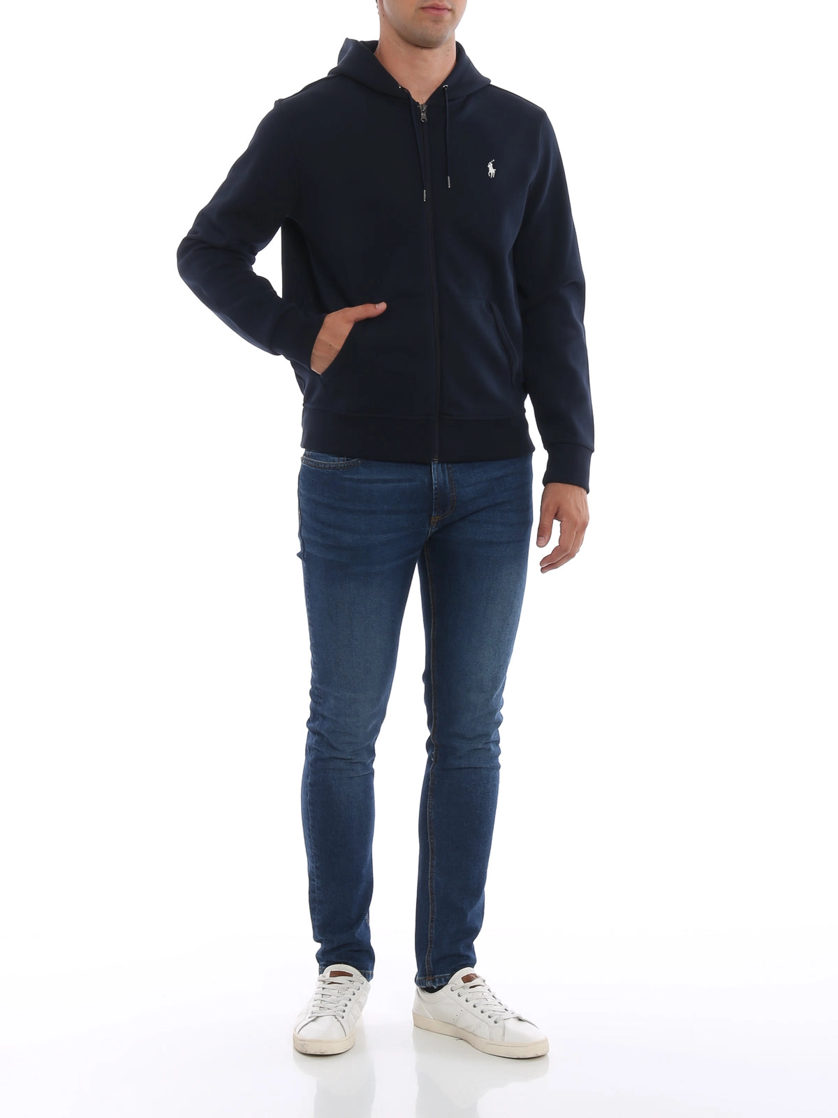 Polo Ralph Lauren Logo Embroidered Zipped Hoodie