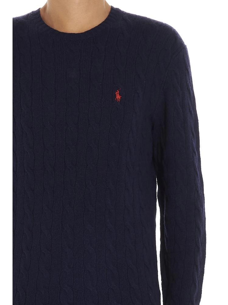 Polo Ralph Lauren Signature Logo Embroidered Cable Knit Jumper