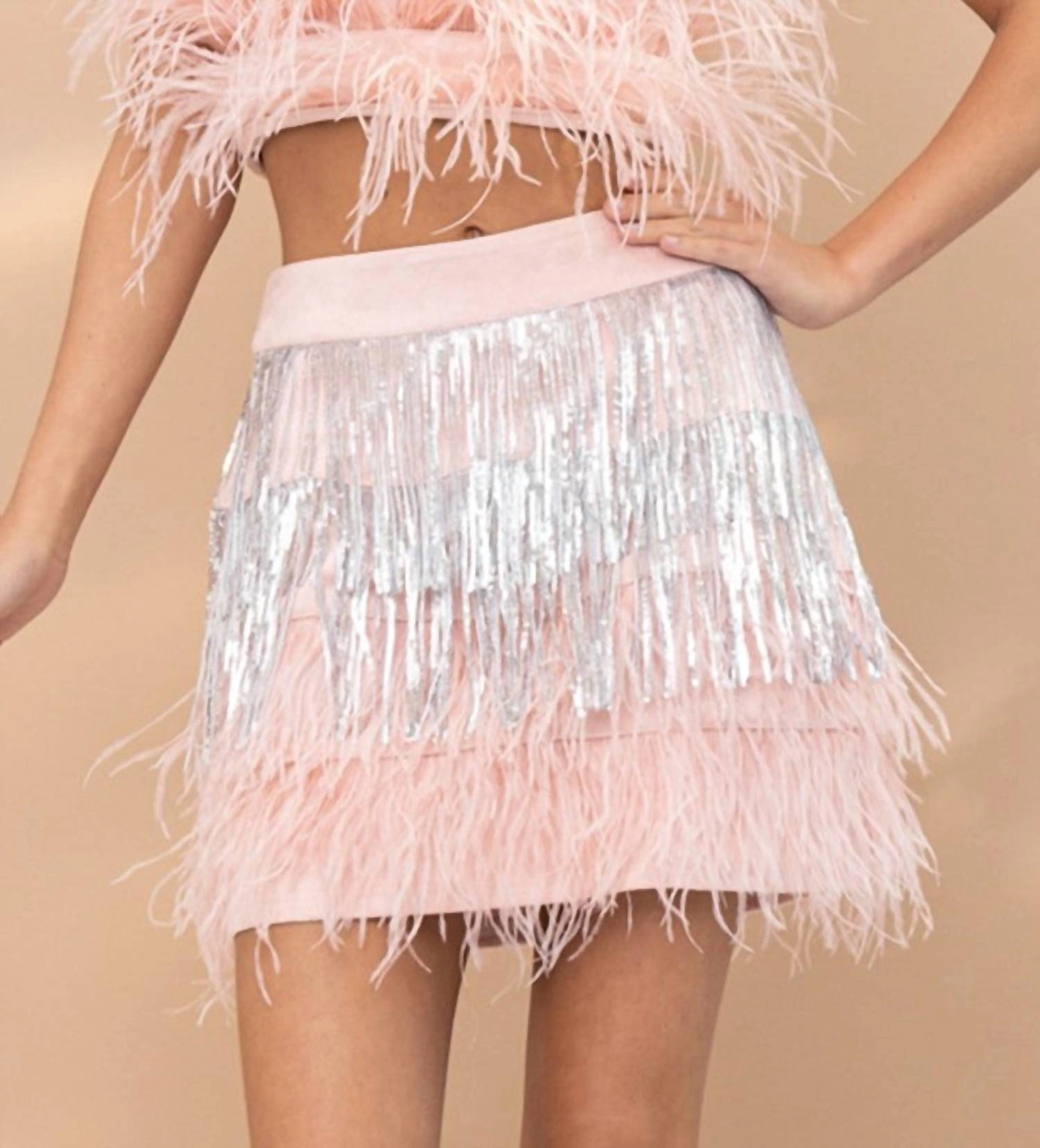 "rumor Has It" Skirt In Pink