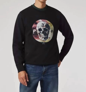 "skull" Print Sweatshirt In Black