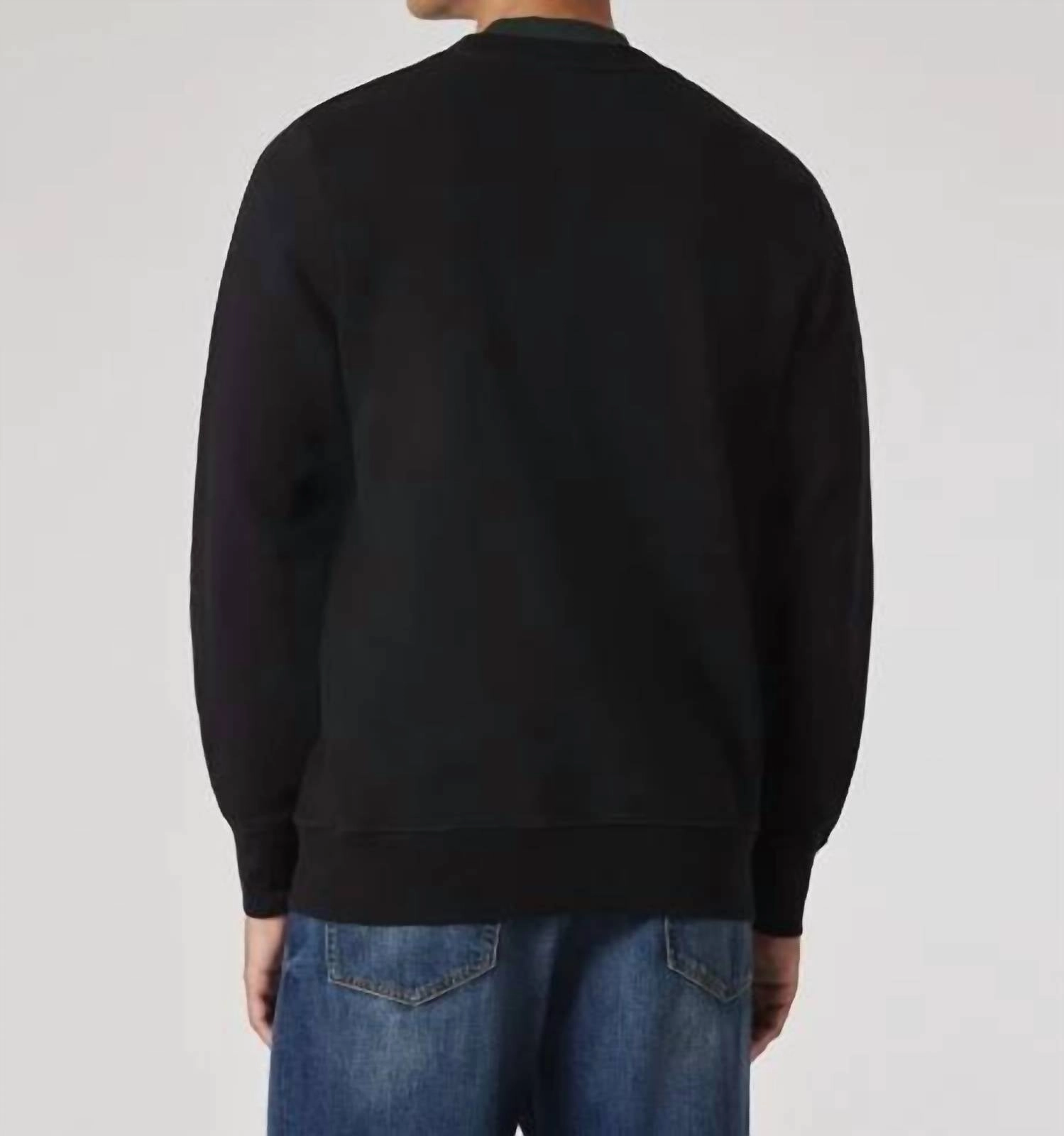 "skull" Print Sweatshirt In Black