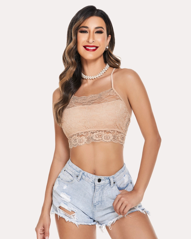 Racerback Double-Layered Crop Top (DE Only)