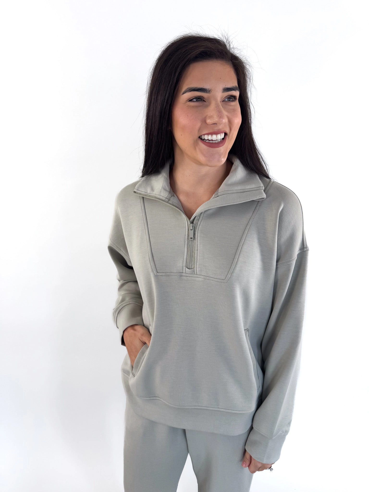 Rae Modal Scuba Quarter Zip