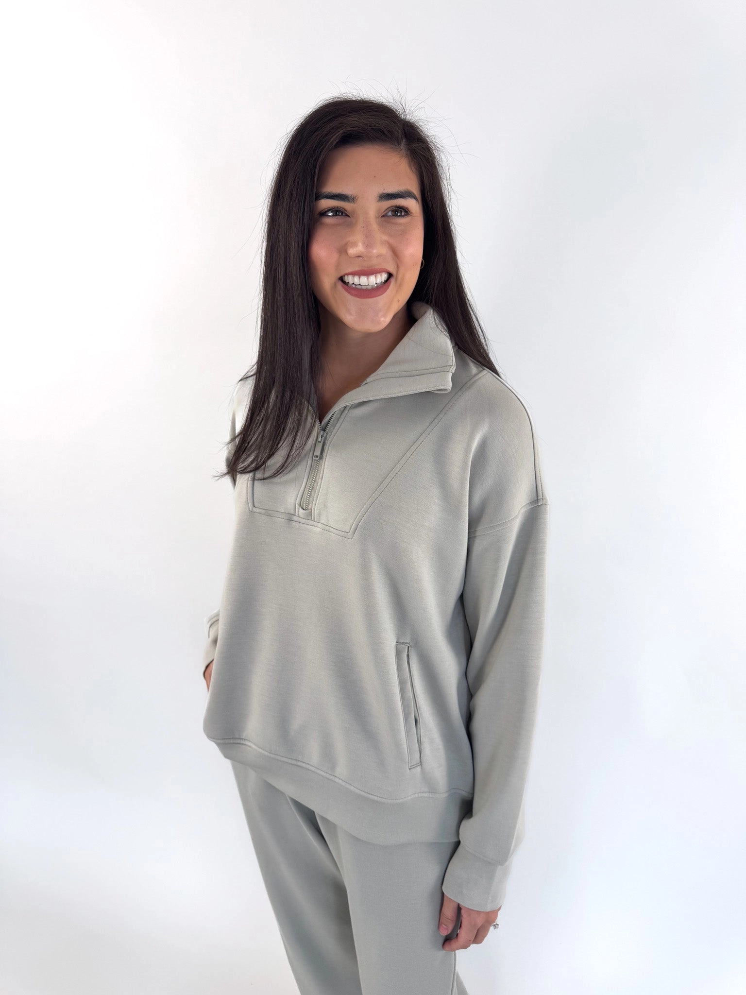 Rae Modal Scuba Quarter Zip