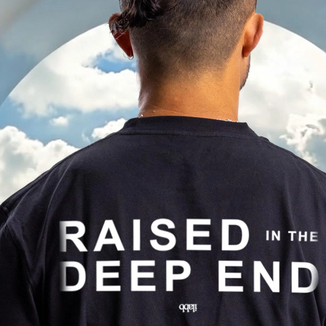 Raised Tee Unisex BLACK