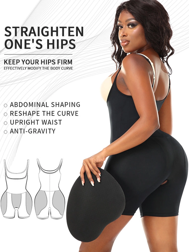Removable Sponge Pad Tummy Control Enhancer Shaper