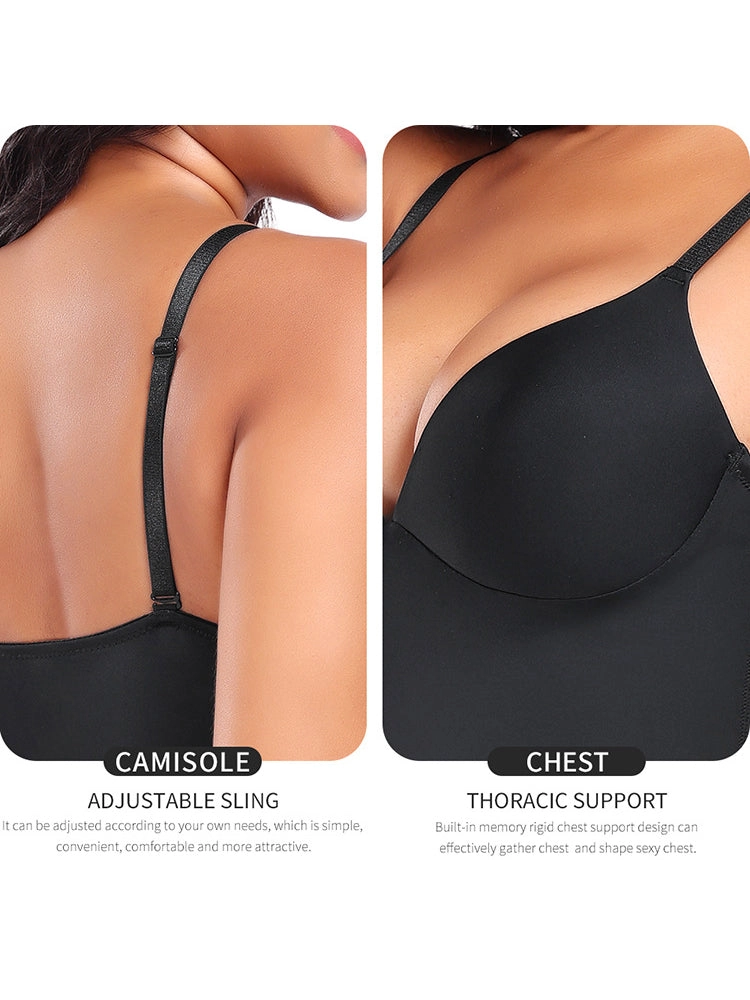 Seamless Tummy Control Push-Up Thong Bodysuit Shapewear