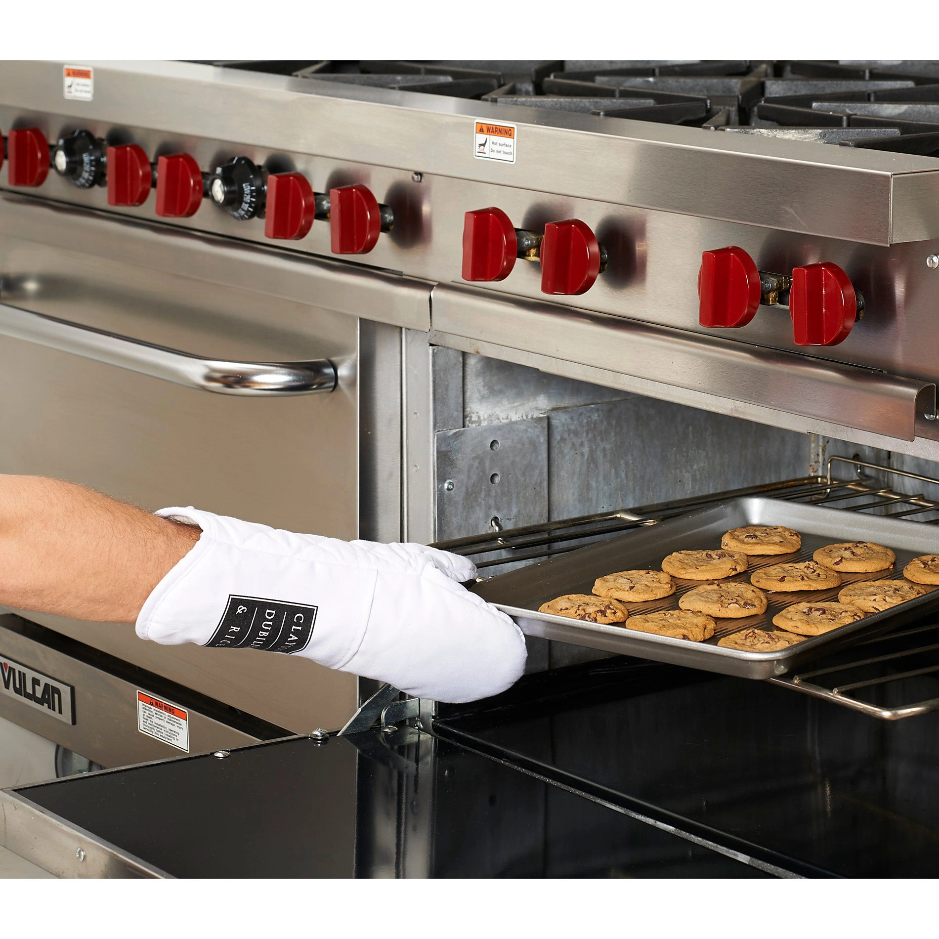 Silicone Grip Cotton Mitt with Your DBA Logo