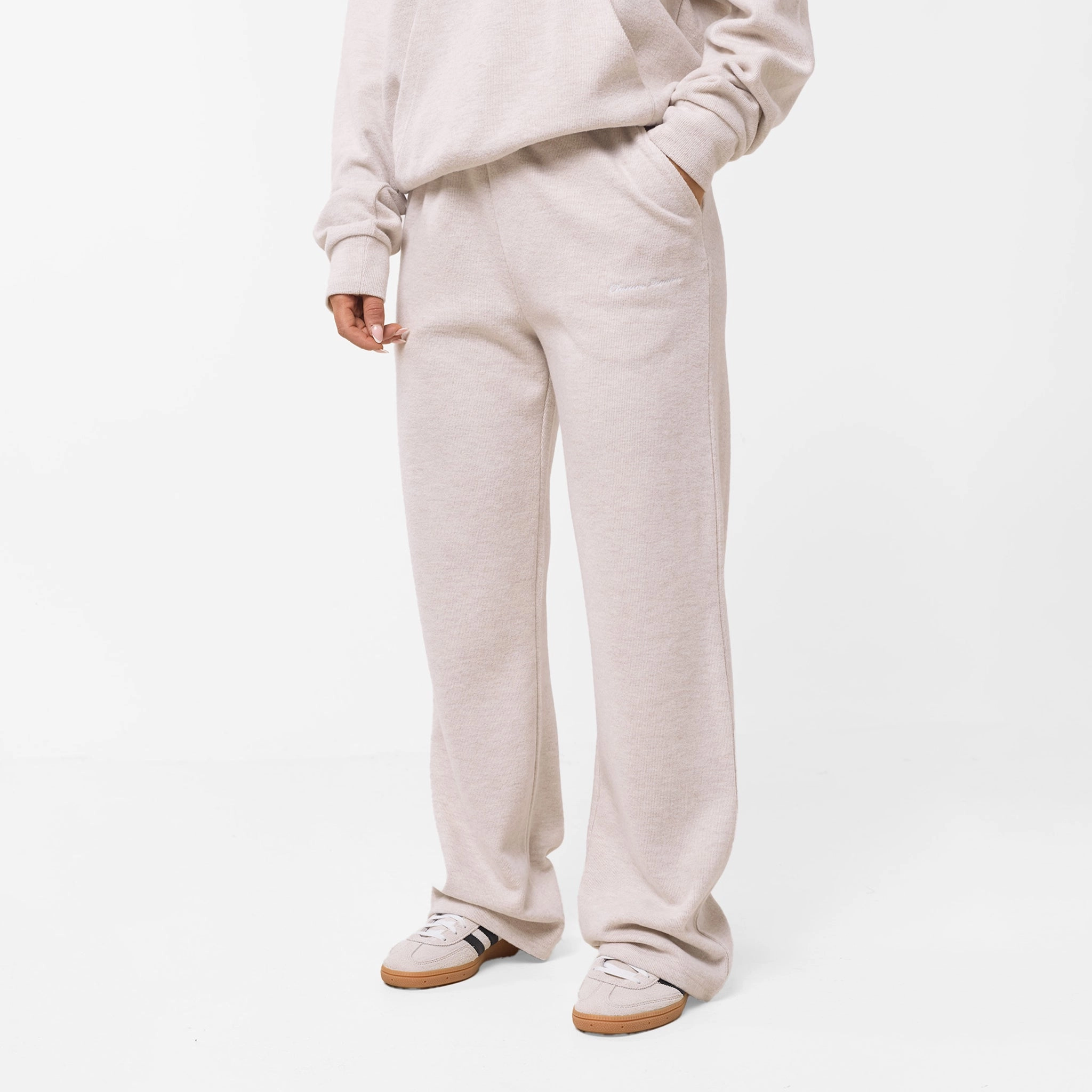 Soft Knit Tracksuit | Oatmeal
