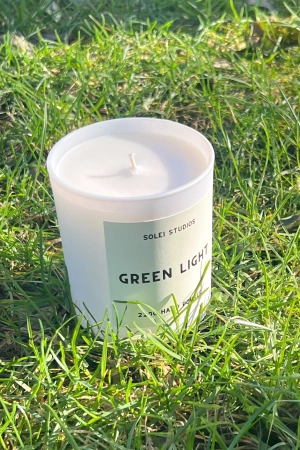 Solei Studios Green Light Candle