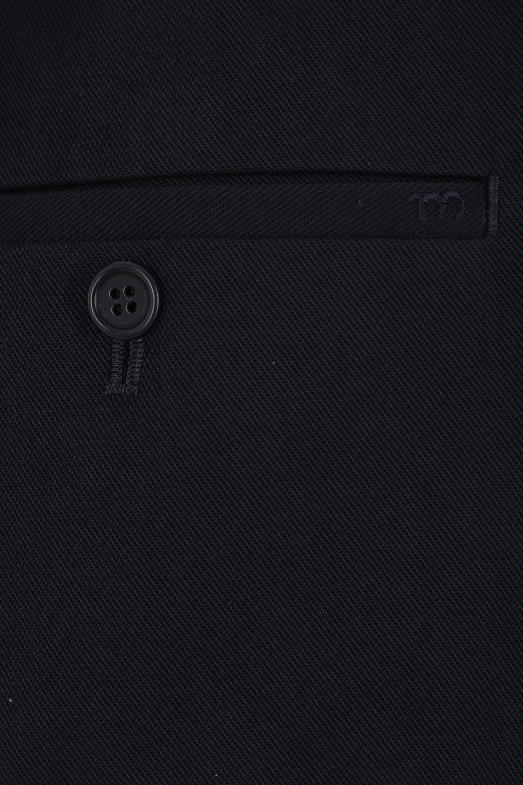 straight-leg trousers in gabardine