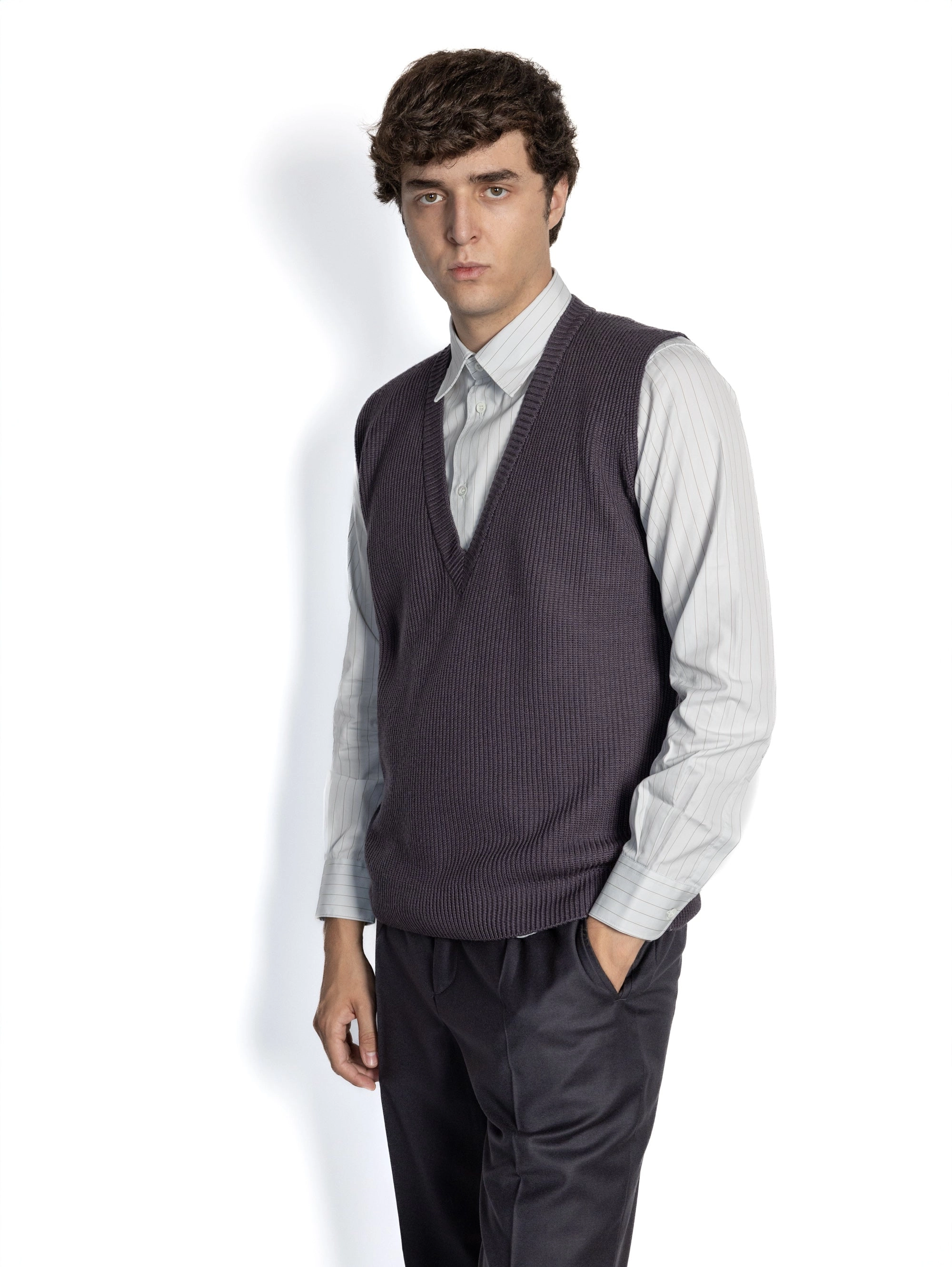 Striped Cotton Pearl Shirt