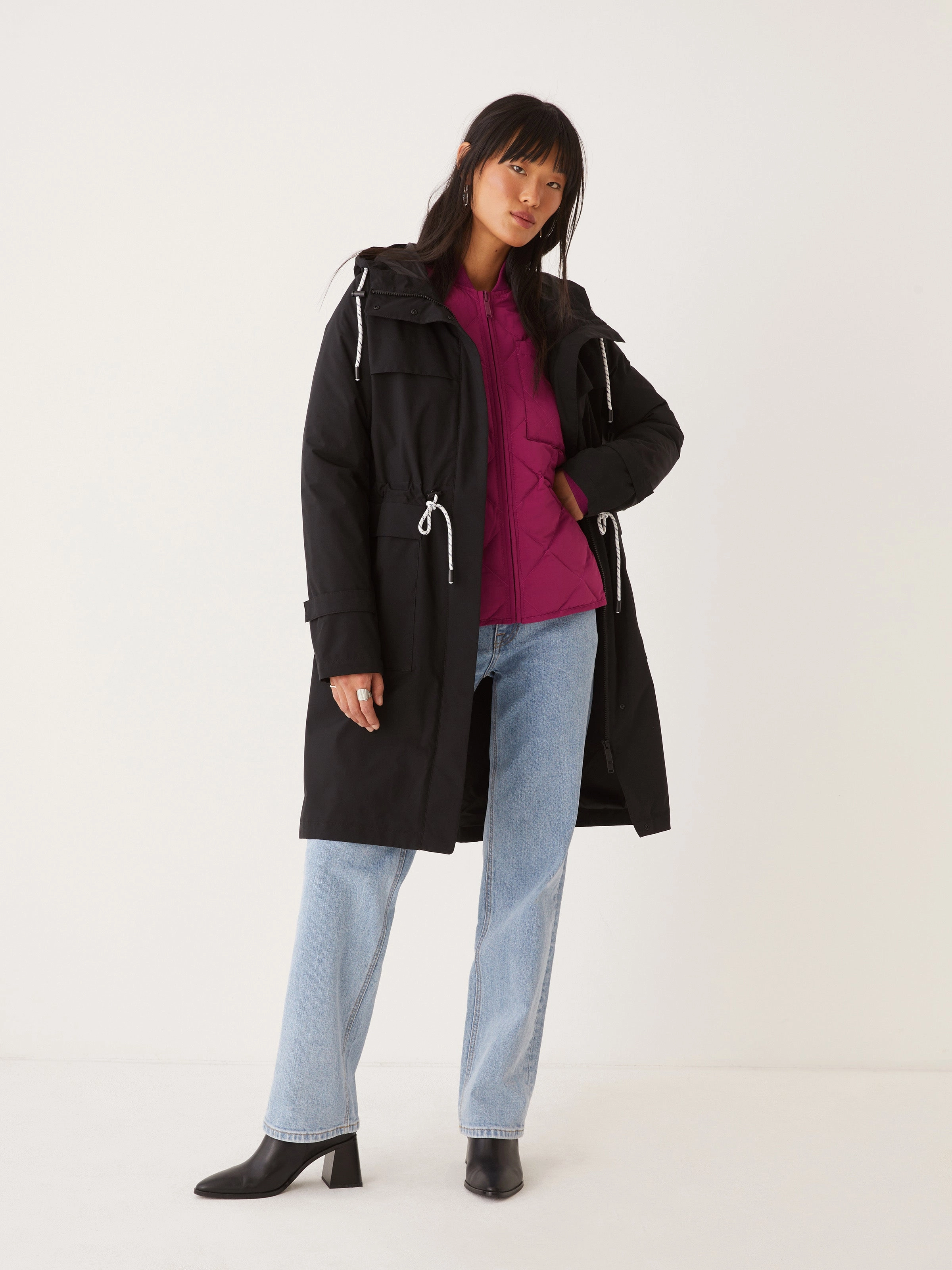 The Stanley Rain Jacket in Black