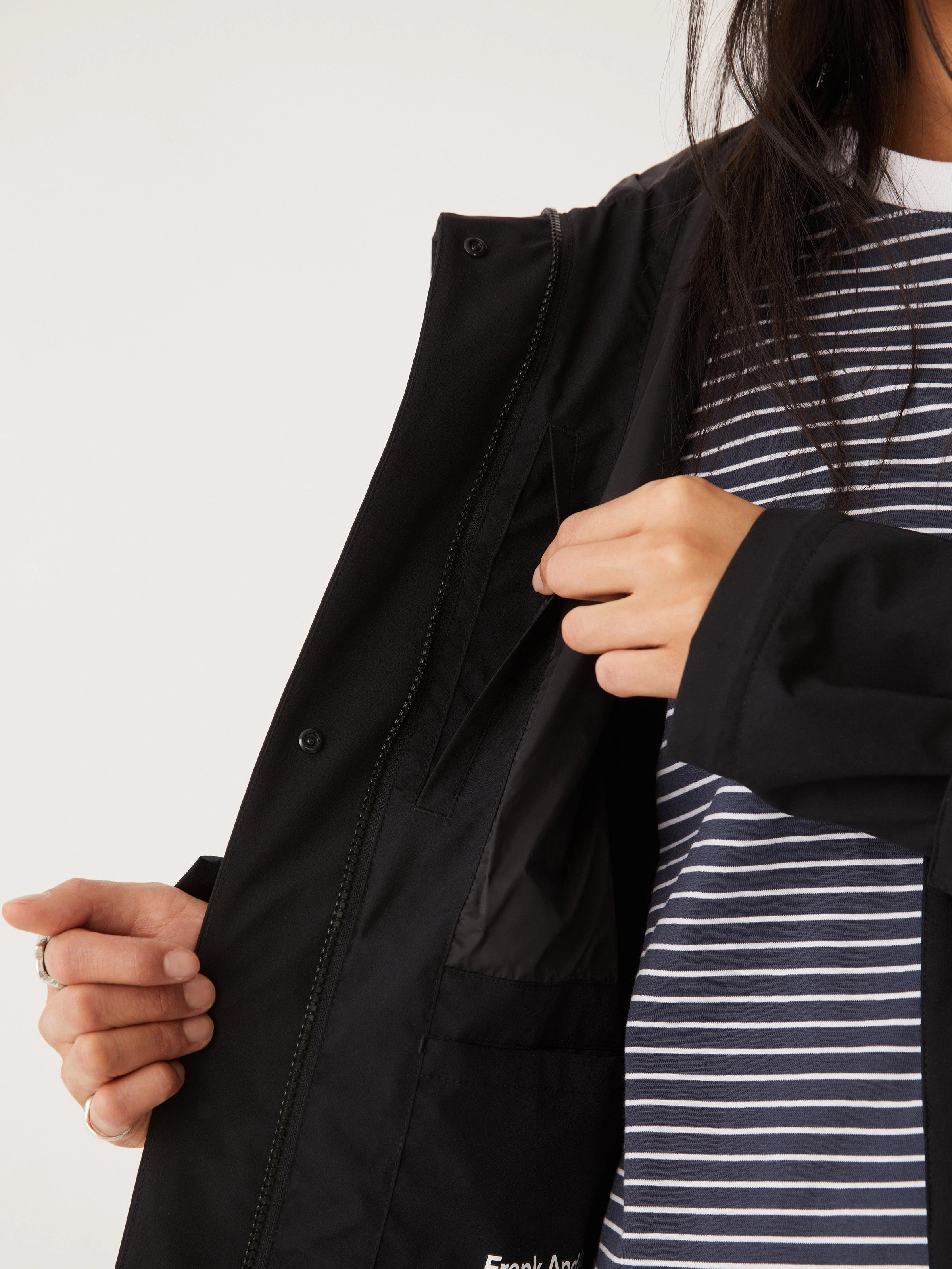 The Stanley Rain Jacket in Black