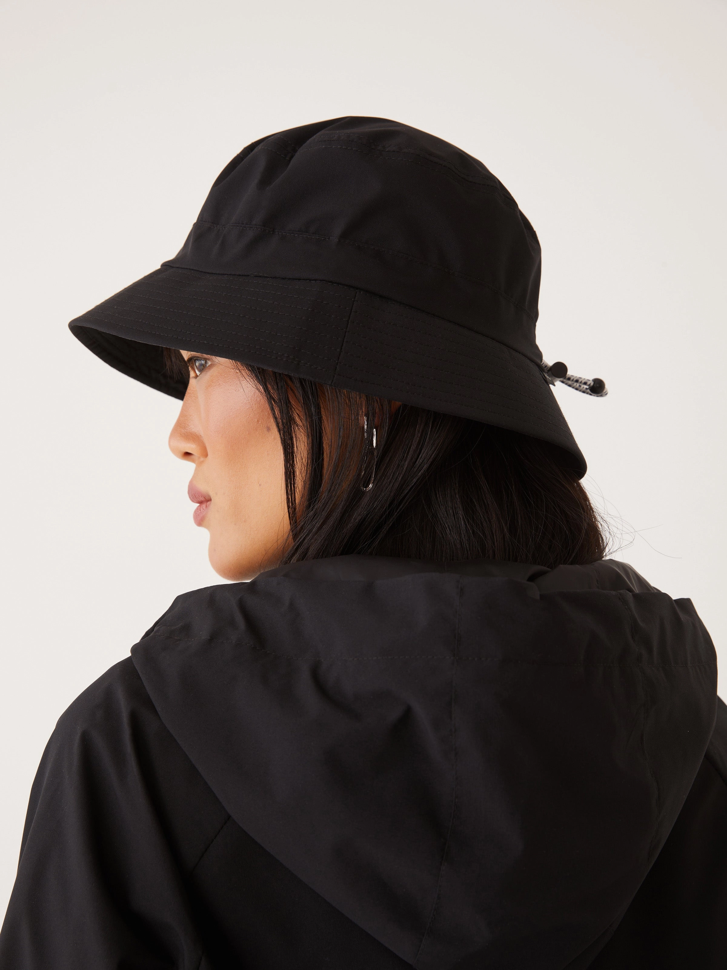 The Stanley Rain Jacket in Black