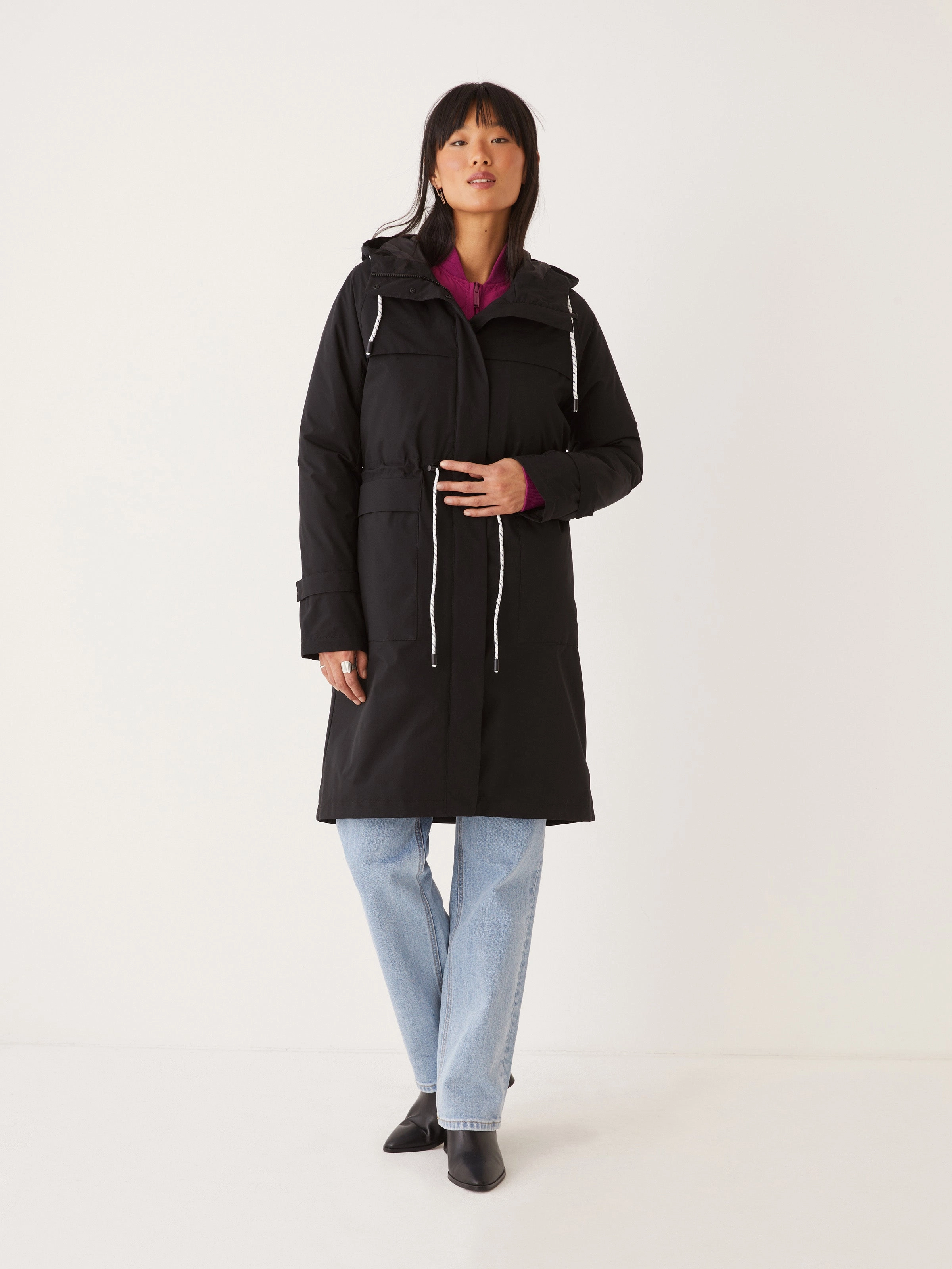 The Stanley Rain Jacket in Black